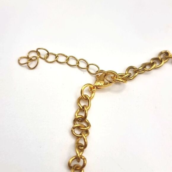 New ZARA 🪸 gold coral beach summer statement necklace - Picture 4 of 8